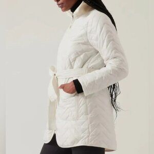 Athleta Mendocino Puffer Coat - Ivory